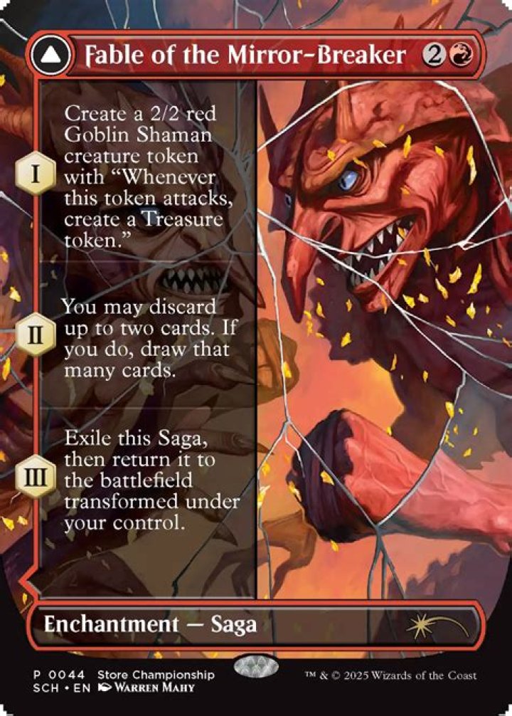MTG saga Fable of the Mirror-Breaker taps flavor feels with callback to Kiki-Jiki